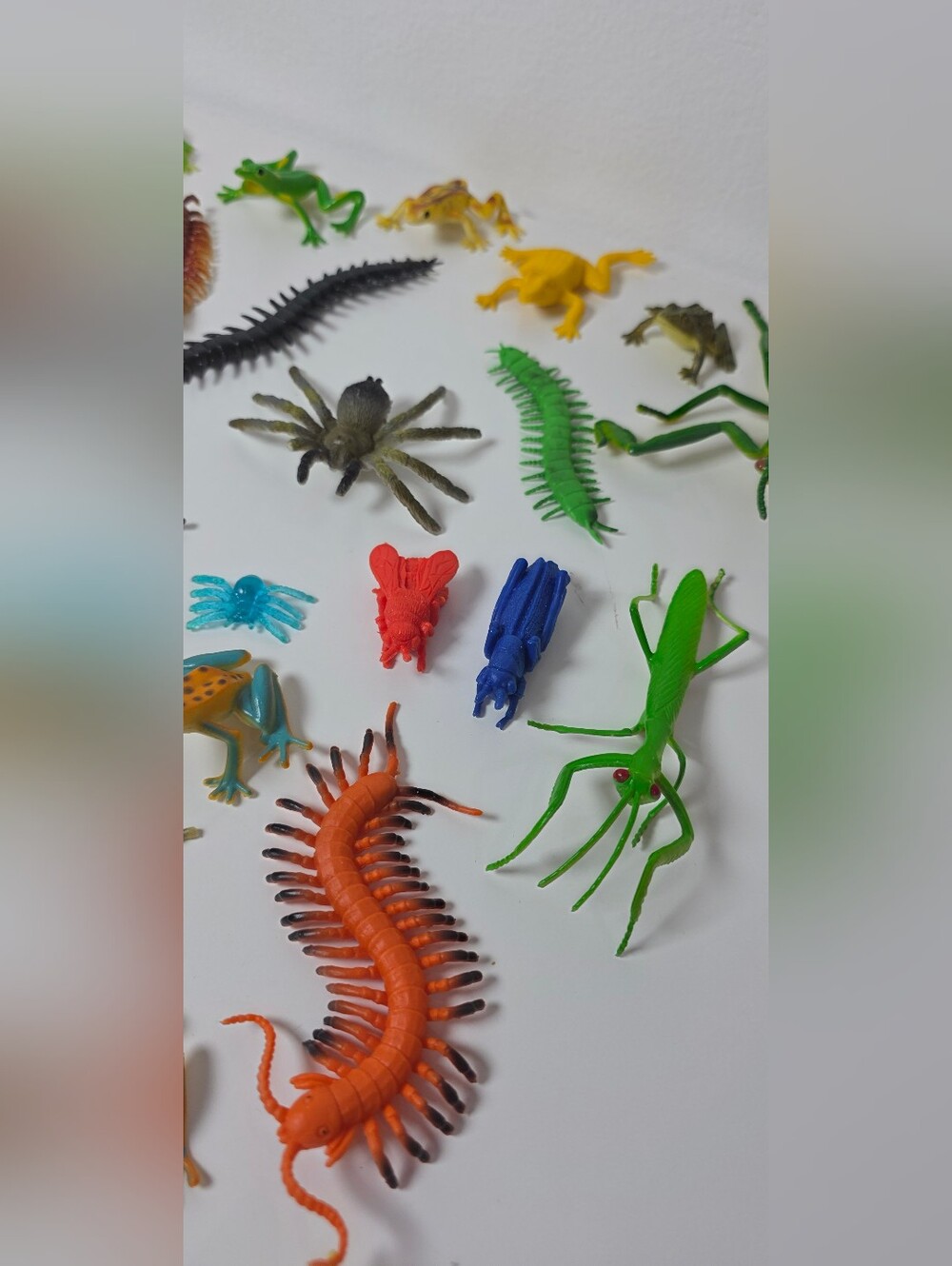 Mixed Color Frogs & Insect Lot - Picture 2 of 6